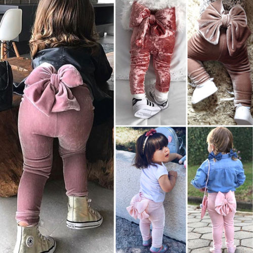 Fashion Toddler Kids Baby Girls Bowknot Bottoms