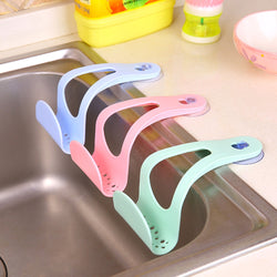 1 piece 16*8.5cm dishcloth rack suction cup sponge