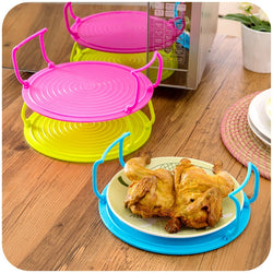Multifunction Microwave Oven Shelf Double Insulated Heating