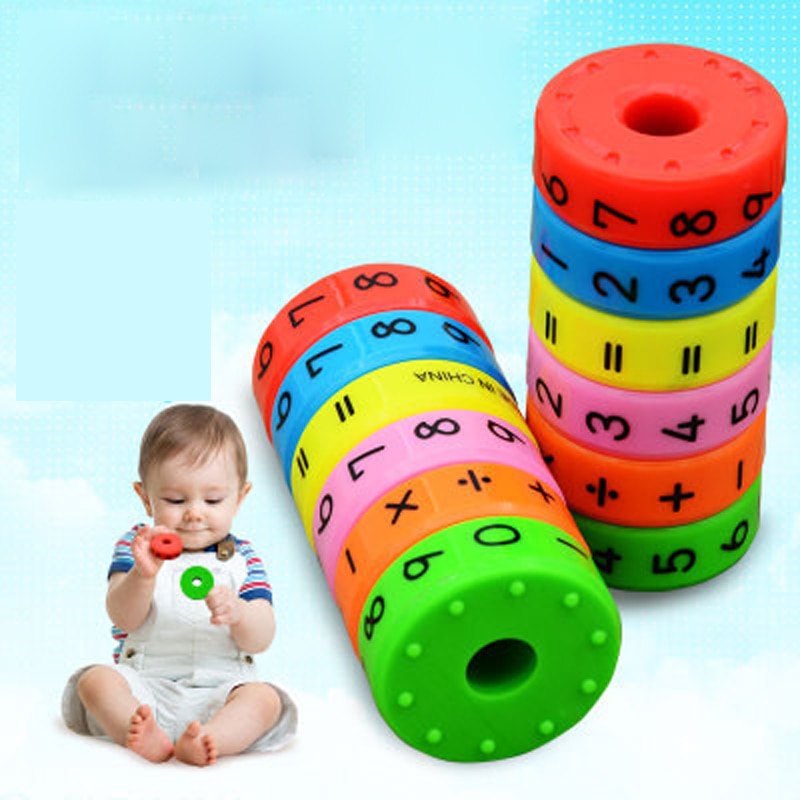 AUTOPS 6pcs/set Multiplication Magnetic Column