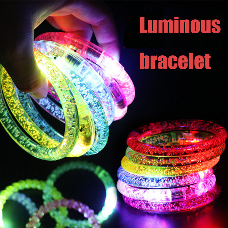 1pcs  Glow In The Dark Luminous Rings Bracelet